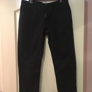 Original Penguin slim fit black pants.
